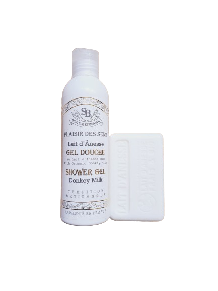 Lot gel douche et savon au lait d'Anesse