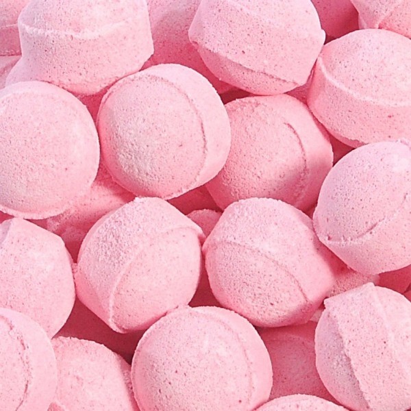Lot de 10 mini billes de bain fraise