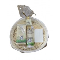 Corbeille cadeau lait d'ânesse