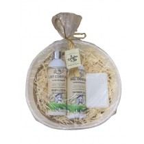 Corbeille cadeau lait d'ânesse