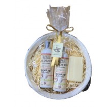 Corbeille cadeau lait de chèvre