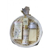 Corbeille de soins au lait de chèvre