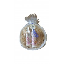 Corbeille cadeau abricot