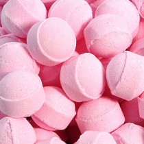 Lot de 10 mini billes de bain rose