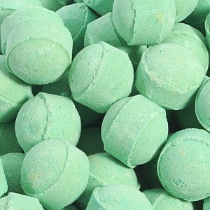 Lot de 10 mini billes de bain jasmin