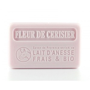 Savon lait d'ânesse à la fleur de cerisier